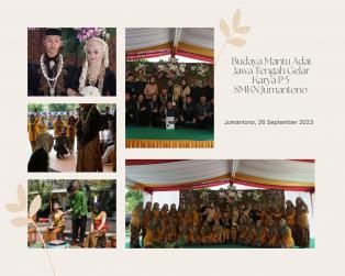 Budaya Mantu Adat Jawa Tengah Gelar Karya P5 SMKN Jumantono